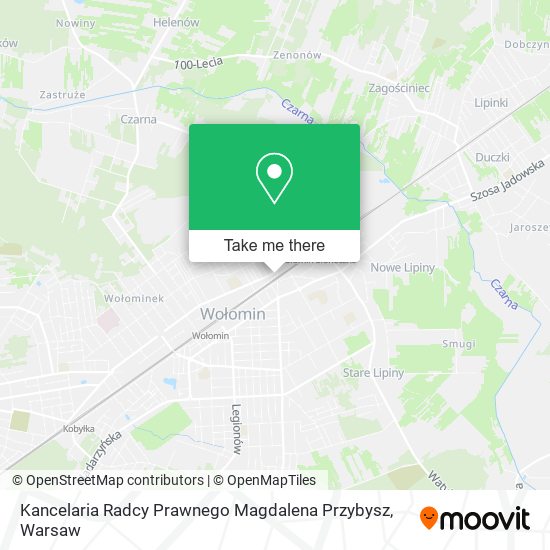 Kancelaria Radcy Prawnego Magdalena Przybysz map