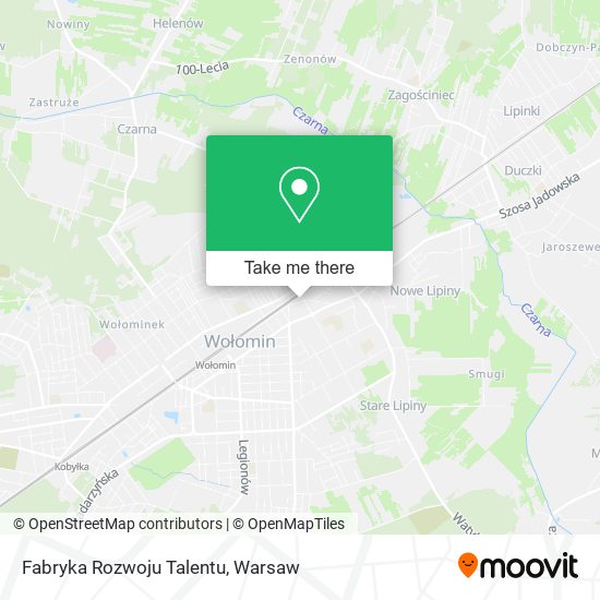 Fabryka Rozwoju Talentu map