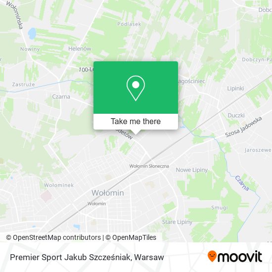 Premier Sport Jakub Szcześniak map