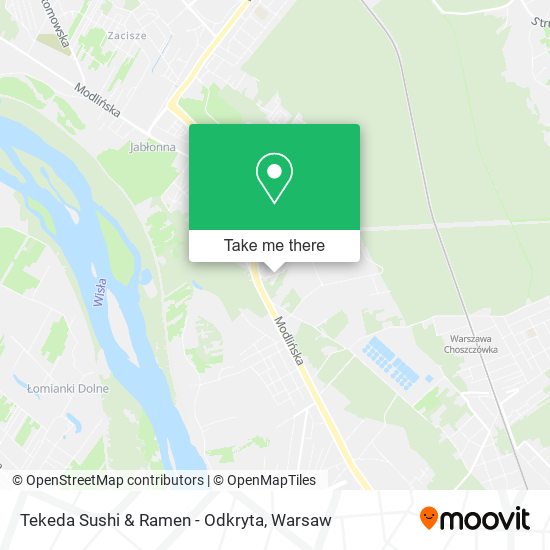 Tekeda Sushi & Ramen - Odkryta map