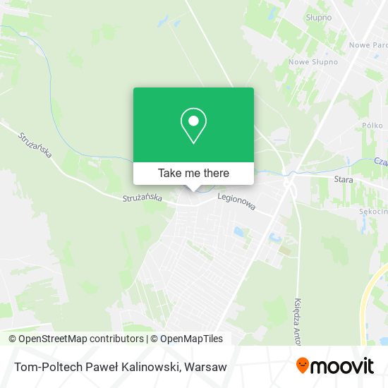 Tom-Poltech Paweł Kalinowski map