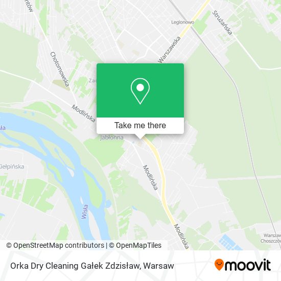 Карта Orka Dry Cleaning Gałek Zdzisław