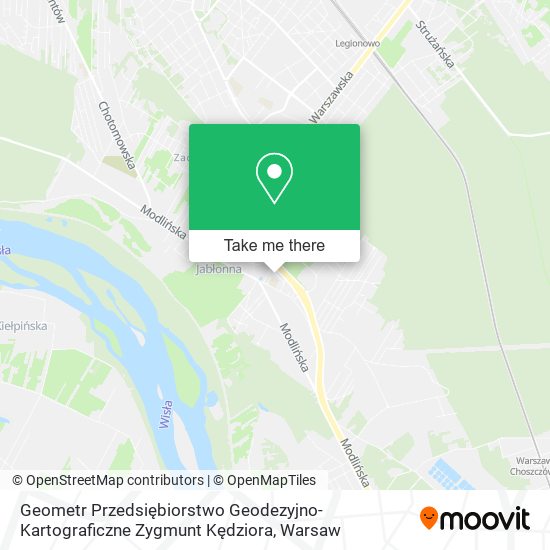 Geometr Przedsiębiorstwo Geodezyjno-Kartograficzne Zygmunt Kędziora map