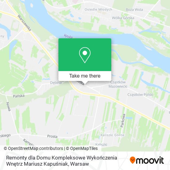 Remonty dla Domu Kompleksowe Wykończenia Wnętrz Mariusz Kapuśniak map