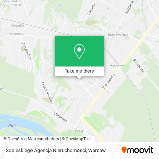 Sobieskiego Agencja Nieruchomości map