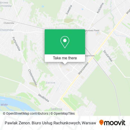 Pawlak Zenon. Biuro Usług Rachunkowych map