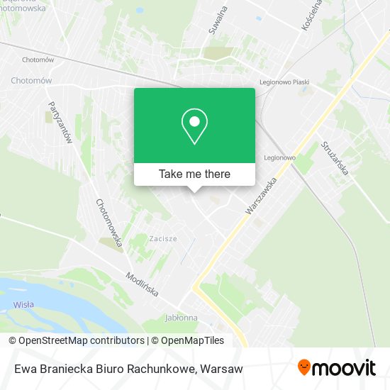 Ewa Braniecka Biuro Rachunkowe map