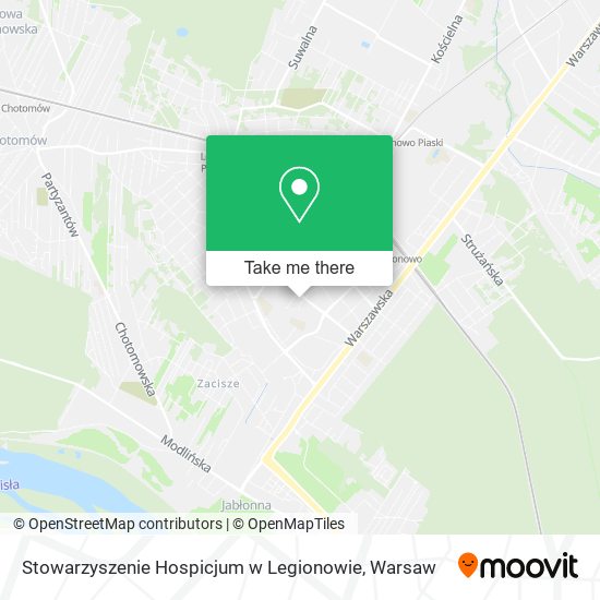 Stowarzyszenie Hospicjum w Legionowie map