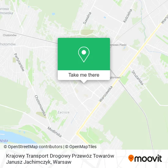 Карта Krajowy Transport Drogowy Przewóz Towarów Janusz Jachimczyk