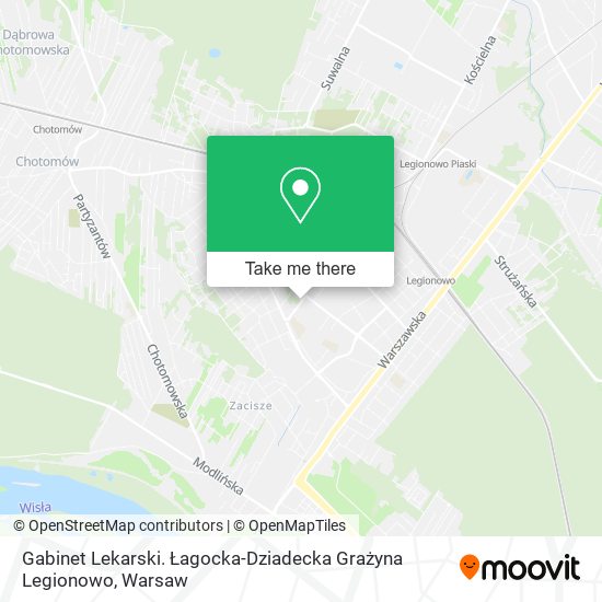 Карта Gabinet Lekarski. Łagocka-Dziadecka Grażyna Legionowo