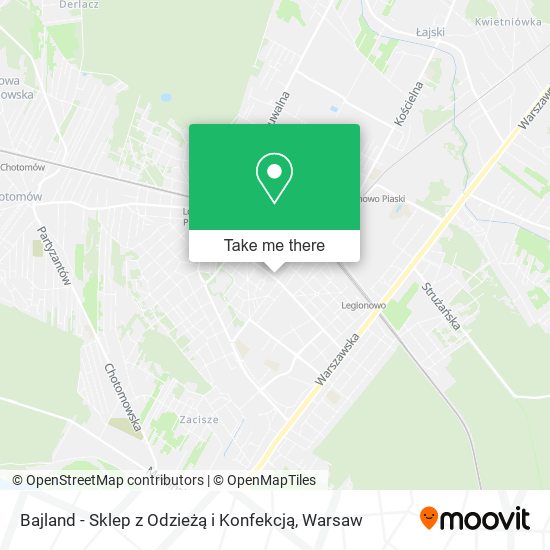 Bajland - Sklep z Odzieżą i Konfekcją map