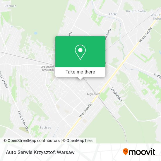 Auto Serwis Krzysztof map