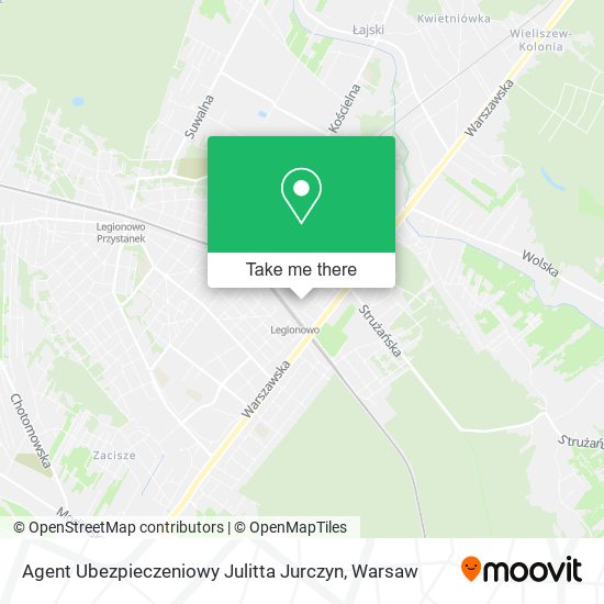 Agent Ubezpieczeniowy Julitta Jurczyn map