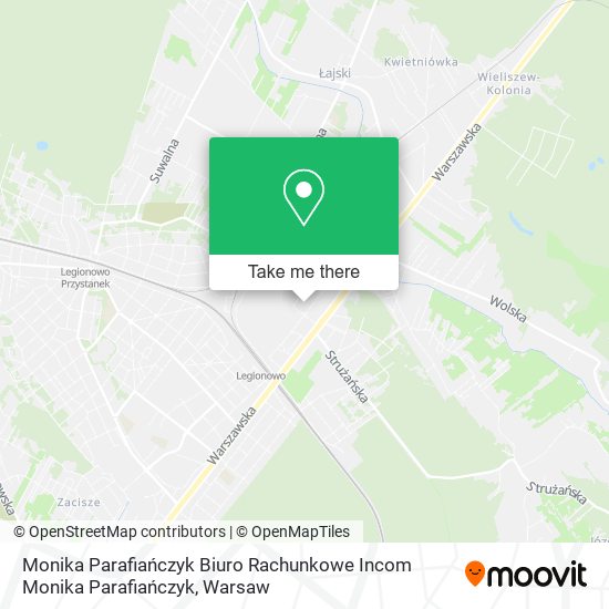 Monika Parafiańczyk Biuro Rachunkowe Incom Monika Parafiańczyk map