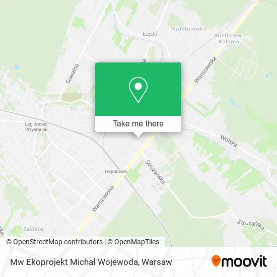 Mw Ekoprojekt Michał Wojewoda map