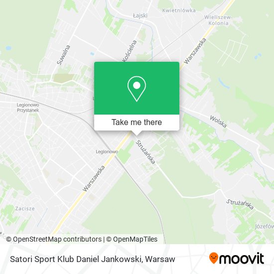 Satori Sport Klub Daniel Jankowski map