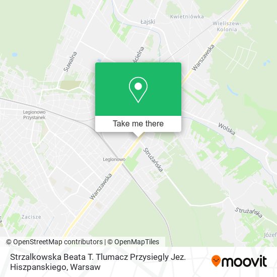 Strzalkowska Beata T. Tlumacz Przysiegly Jez. Hiszpanskiego map