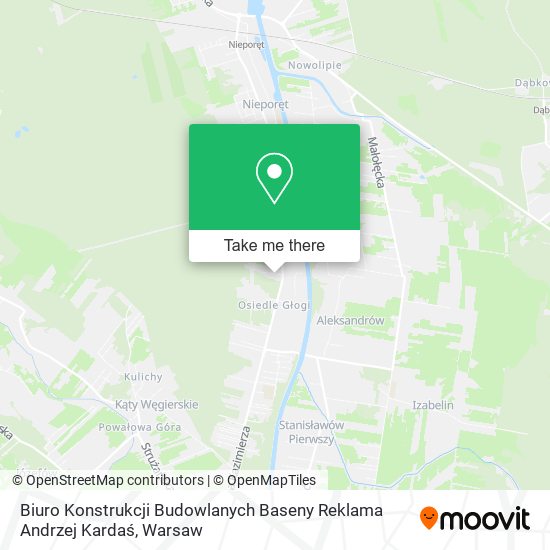 Biuro Konstrukcji Budowlanych Baseny Reklama Andrzej Kardaś map