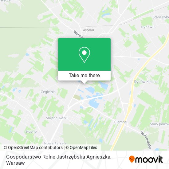 Карта Gospodarstwo Rolne Jastrzębska Agnieszka