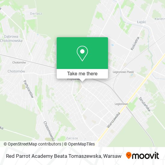 Red Parrot Academy Beata Tomaszewska map