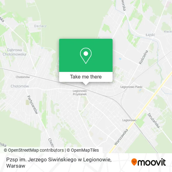 Pzsp im. Jerzego Siwińskiego w Legionowie map