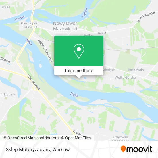 Sklep Motoryzacyjny map