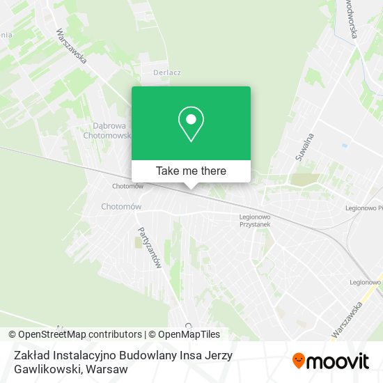 Карта Zakład Instalacyjno Budowlany Insa Jerzy Gawlikowski