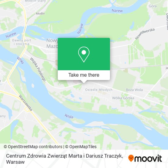 Centrum Zdrowia Zwierząt Marta i Dariusz Traczyk map