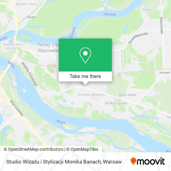 Studio Wizażu i Stylizacji Monika Banach map