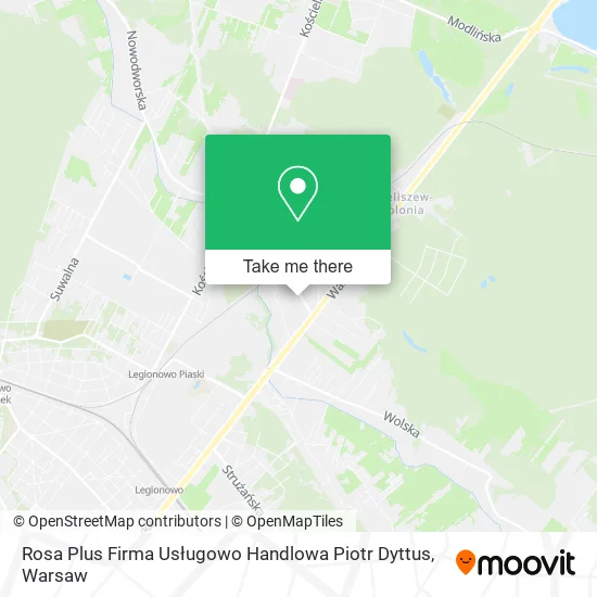 Rosa Plus Firma Usługowo Handlowa Piotr Dyttus map