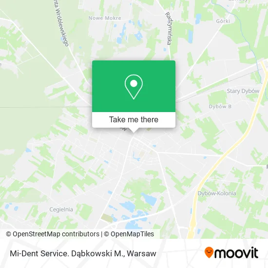 Карта Mi-Dent Service. Dąbkowski M.