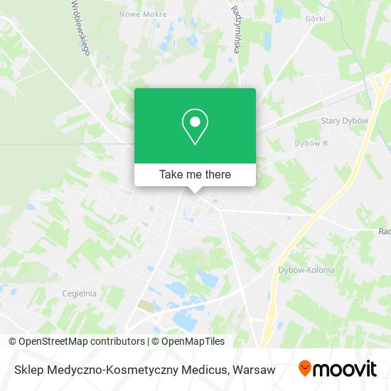 Sklep Medyczno-Kosmetyczny Medicus map