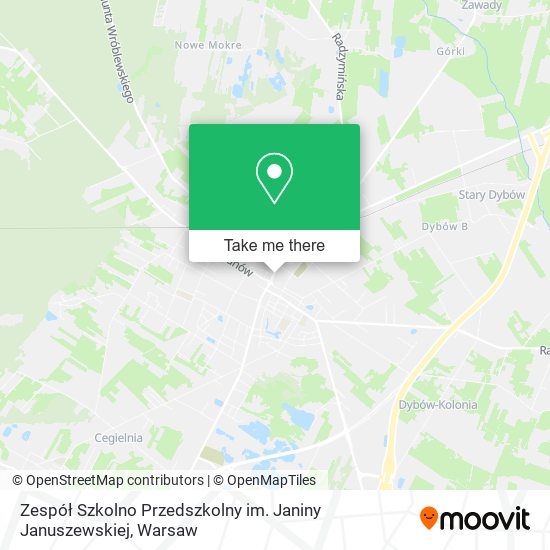 Zespół Szkolno Przedszkolny im. Janiny Januszewskiej map