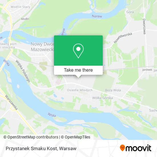 Карта Przystanek Smaku Kost