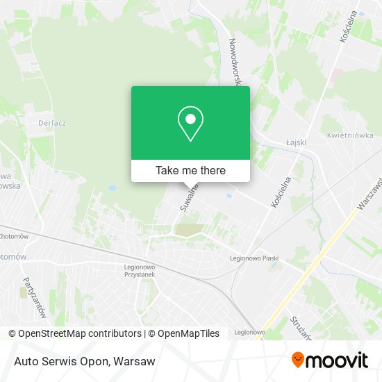 Auto Serwis Opon map