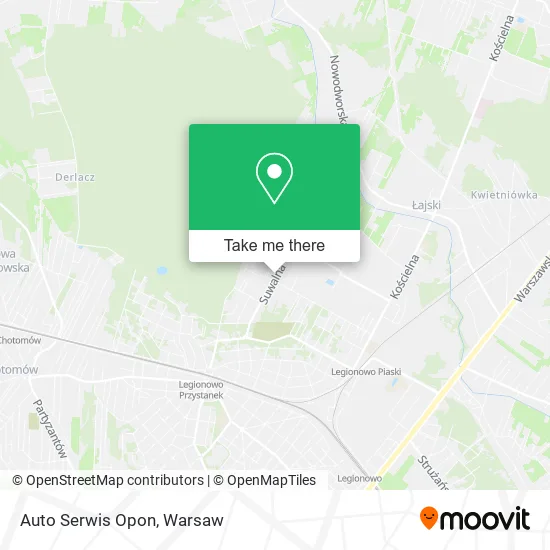 Auto Serwis Opon map