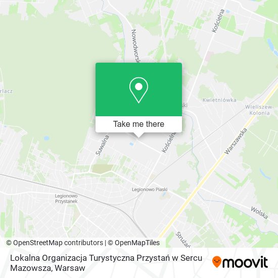 Lokalna Organizacja Turystyczna Przystań w Sercu Mazowsza map