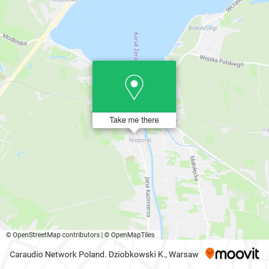 Caraudio Network Poland. Dziobkowski K. map