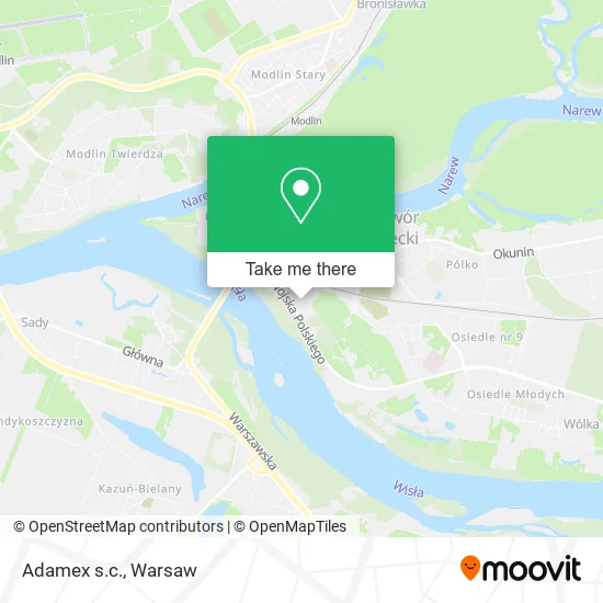 Adamex s.c. map