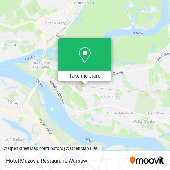 Hotel Mazovia Restaurant map