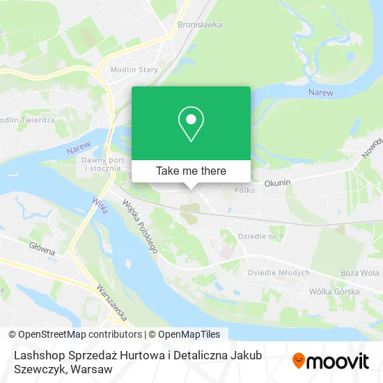 Lashshop Sprzedaż Hurtowa i Detaliczna Jakub Szewczyk map