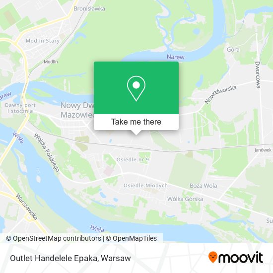 Outlet Handelele Epaka map