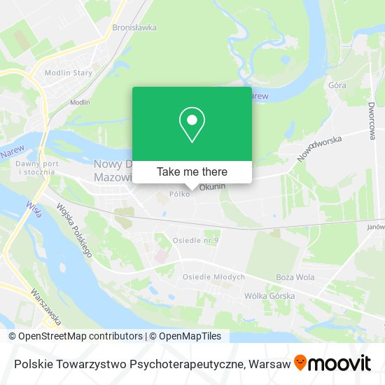 Polskie Towarzystwo Psychoterapeutyczne map