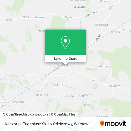 Keczorek Eugeniusz Sklep Odzieżowy map