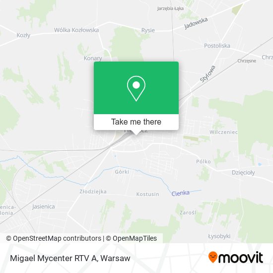 Migael Mycenter RTV A map