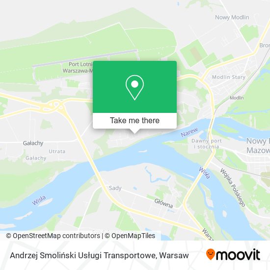 Andrzej Smoliński Usługi Transportowe map