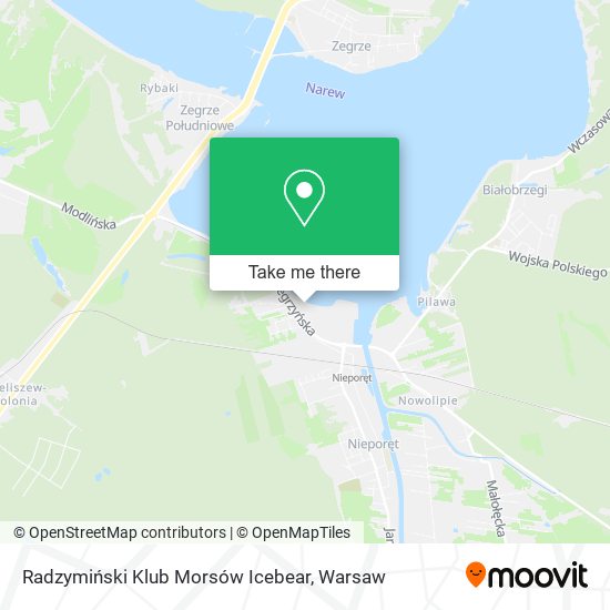 Radzymiński Klub Morsów Icebear map