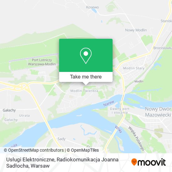 Usługi Elektroniczne, Radiokomunikacja Joanna Sadłocha map