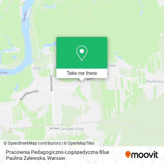 Pracownia Pedagogiczno-Logopedyczna Blue Paulina Zalewska map