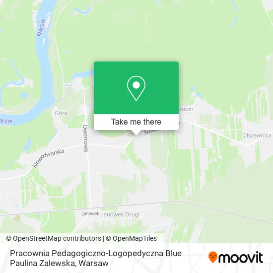 Pracownia Pedagogiczno-Logopedyczna Blue Paulina Zalewska map